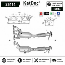 ✅ Katalysator für Mazda 3, 1.4/1.6, 62/77kW, Euro 4