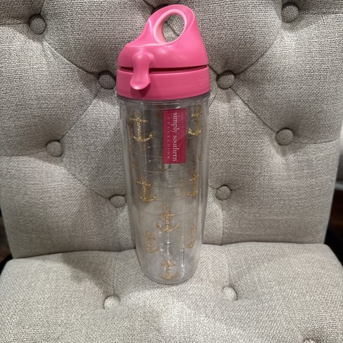 Tervis Anchors Flip Top Wasserflasche 24 oz gebraucht