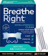 Clear Extra Strength Nasal Strips for Sensitive Skin - Adhesive Breathing Aid
