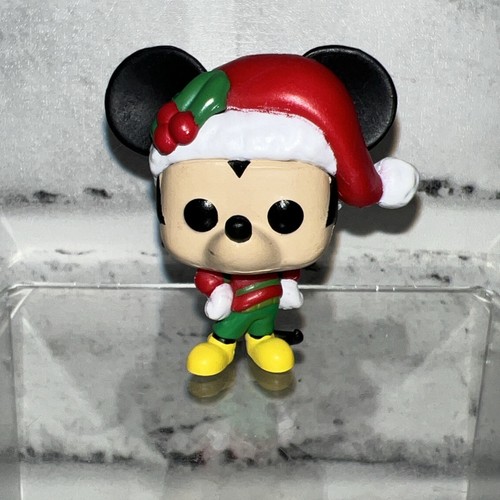 Mickey Mouse Christmas Disney Funko Pocket Pop Mini 2" Figures - Santa, Skating - Picture 7 of 8