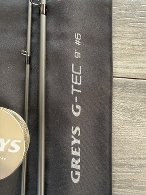 Greys G-TEC Fliegenrute 9 ft 6 wt 3-tlg, Rutenrohr+Rutentasche