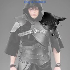 Medieval Viking Knight Shoulder Armor Cosplay Halloween LARP Prop