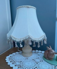 Vintage Marble Table Lamp And Shade