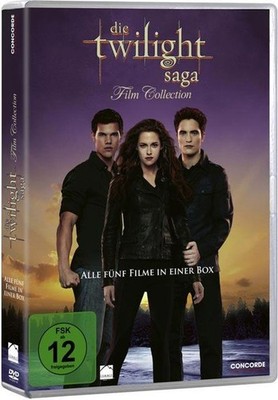 DVD Box - Die Twilight Saga - Film Collection - Teil 1+2+3+4+5 !! Topzustand !!