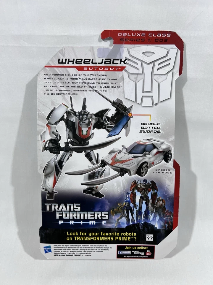 Transformers Prime Autobot Wheeljack Deluxe Class 2011 Hasbro - MISB - Image 3 of 4