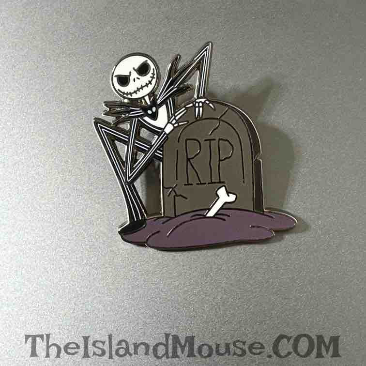 Disney Jack Skellington Nightmare Before Christmas RIP Tombstone Pin (U2:150667)