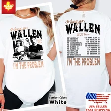 Morgan Wallen Tour 2025 Shirt I'm The Problem Country Music Tee Double