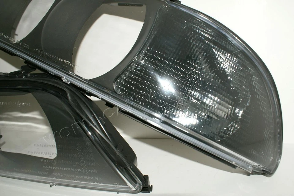PAR de lentes de faros esquineros ahumados BMW 540i 528i E39 serie 5 Foto 2 de 3