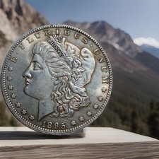 1895  S  Morgan Dollar Style Liberty Head | Antique  Collectible gift TOKEN