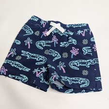 Chubbies Kids Swim Trunks Size 18 - 24 months Neon Glades Summer Alligator