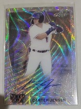 2021 Leaf Metal Draft 1990 Leaf Autographs Carter Jensen #LA-CJ1 (AU, RC)