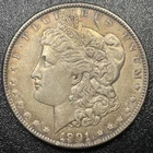 1901 P Morgan Silver Dollar $1 XF Extra Fine
