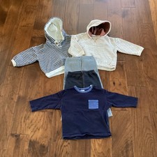2-Zara Hoodies 2Uniqlo pants 1 top-Boys Sz. 18-24months