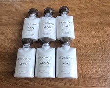 New! Bvlgari MAN Wood Essence 40ml x 3 AFTER-SHAVE BALM & 40ml x 3 BODY LOTION