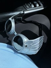 Marvel Burningman/steampunk Wing Silver Goggles