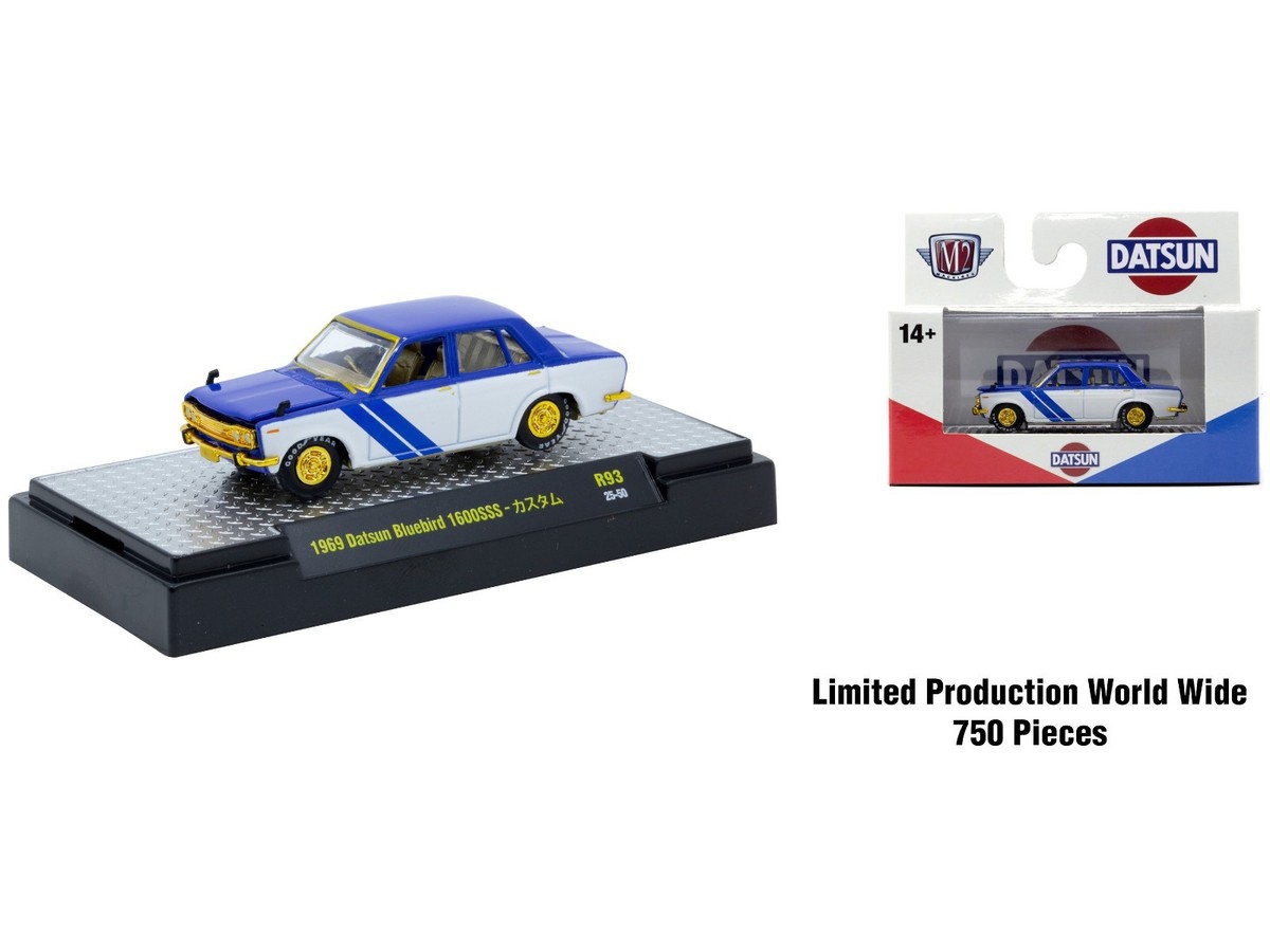 AUTO MEETS 6 CARS SET, RELEASE 93 IN CASES 1/64 DIECAST BY M2