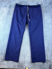 FIGS Technical Collection Livingston Scrub Pants Womens XL Blue Straight Fit
