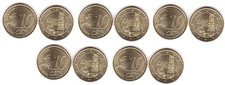 Austria - 5 pcs х 10 Cents 2025 UNC Lemberg-Zp