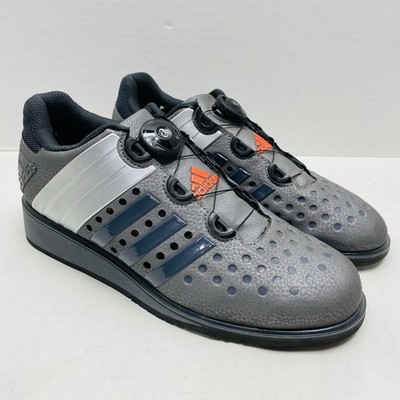 Adidas Drehkraft Weightlifting Shoes M19057 Gray BOA Closure US Mens 7.5 EUC