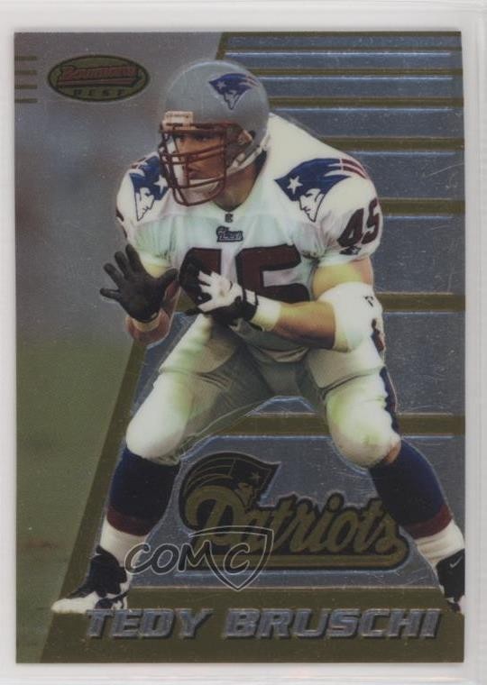 1996 Bowman's Best Tedy Bruschi #162 Rookie RC