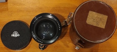 ISCO Gottingen Westrogon 1:4  24mm Camera Lens Wide Angle w/ Case Vintage German