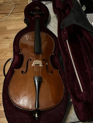 Vintage Hofner Alfred Stingl AS060 1/2 Size Cello With Case And Bow