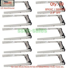X10 8FKXC 08FKXC 2.5" SFF Hot Plug HDD Caddy Tray for Dell R730 R630 R430 T630