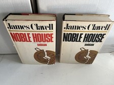 NOBLE HOUSE by James Clavell 2 Volume HC Set Lot BCE 1981 Good