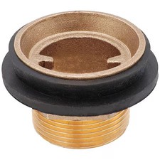 Toiletspud, 1-1/2 X 1-1/4", Brass/Rubber, Sp-152