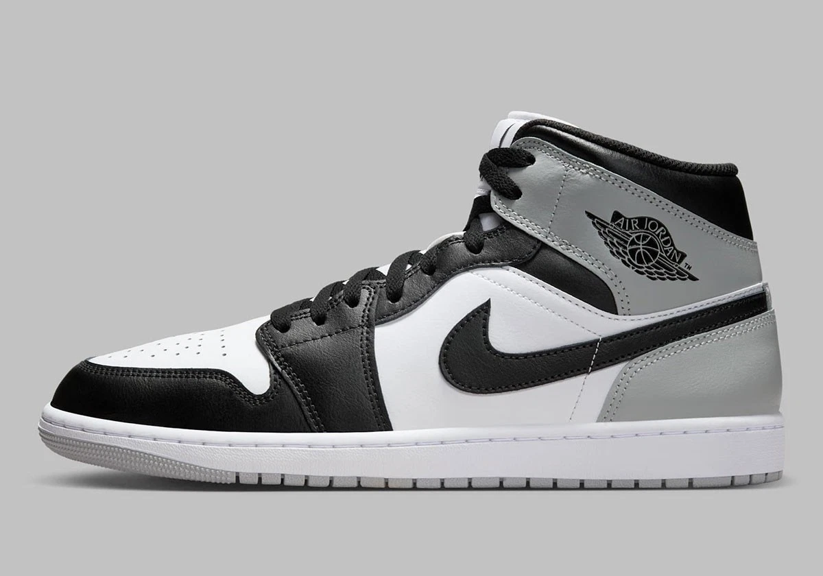 Nike Air Jordan 1 Retro Mid Barons White Black Smoke Grey Nby DQ8426-101 sz 11