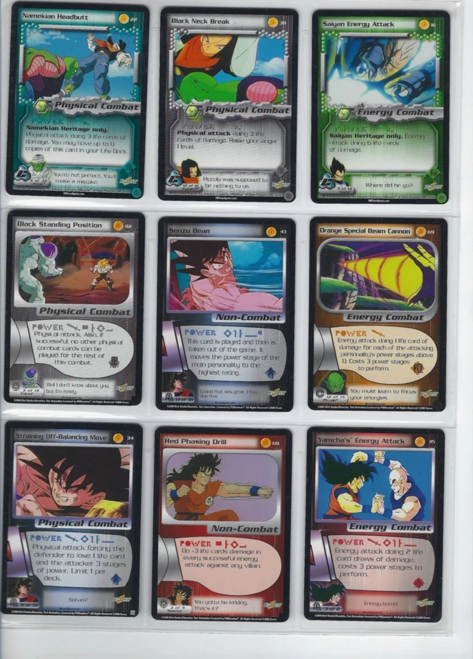Carpeta vintage Dragon Ball Z CCG | 317 cartas únicas ¡casi como nueva! Foto 2 de 4