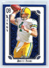 BRETT FAVRE 2024 Leaf Football QB Kings BLUE PARALLEL #QBK-2 Green Bay Packers