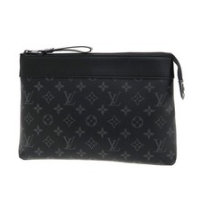 Louis Vuitton Eclipse Pochette M82543 Canvas Black Clutch Bag SAB15745
