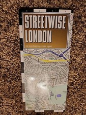 STREETWISE LAMINATED MAP London England EZ FOLD BY REVISED 2010
