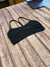 Lululemon Flow Y Sports Bra Size 8 Athleisure Yoga Minimalist