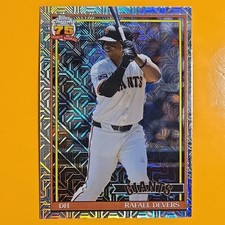 2026 Topps Rafael Devers 1991 Chrome Silver Pack Mojo Refractor #91C-26 Giants