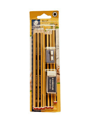 Image of Staedtler Noris 122 HB Pencils With Eraser Tip - Pack of 10