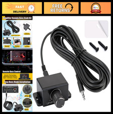 Universal Bass Knob Control Kit for Amplifiers - 3.5mm Jack, 16ft Cable, Easy In