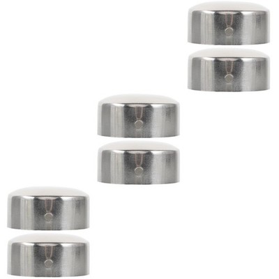 3 Pieces End Cap for Flat Handrail Caps Stair Rails Railing Accessories