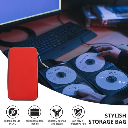 CD Storage Bag Large Capacity Cases for Compact Discs Cd/dvd Holders - 第 6/12 張圖片