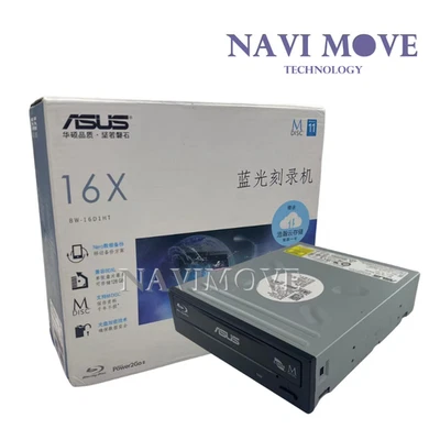 NEW ASUS BW-16D1HT Blu-Ray Burner 16X Ultra-Fast 4K UHD Ultra HD Friendly USA