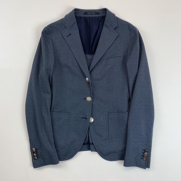 Women Tagliatore Blazer Navy Cotton 38 / M / 46