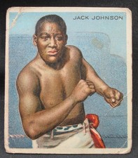 JACK JOHNSON Rookie RC 1910 T218 Champions MECCA Front Face Poor-Good