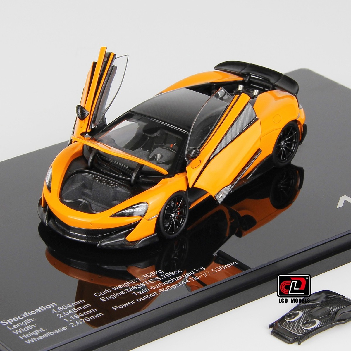 McLaren特注 1/43 McLaren 600LT Myan Orange LCD MODELS LCD43007-OR 1:43 MCLAREN 600LT (ORANGE) DIECAST CAR | eBay