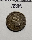 1889 Indian Head Penny Cent Fine #LH19