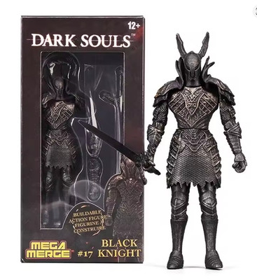 Mega Merge Dark Souls Black Knight Dane Whitman Mini Bosses 5'' Action Figure