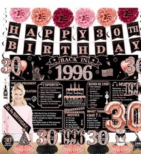 30th birthday decorations for women