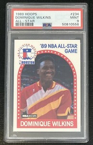 1989 Hoops Dominique Wilkins All-Star #234 PSA 9