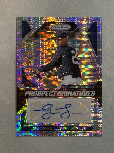 2024 Panini Prizm Prospect Pulsar George Lombard Jr Auto /199 #PS-GLJ Yankees