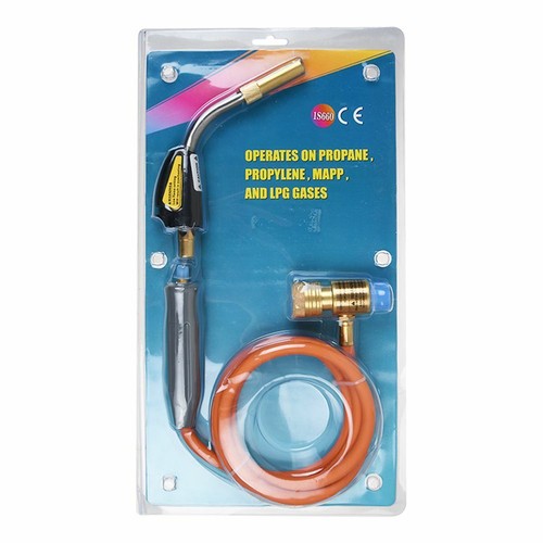 MAPP MAP-pro Propane Self Ignition Gas Plumbing Welding Torch With 5' Hose - Picture 10 of 11